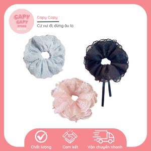 🎀 Dây Buộc Tóc Phối Ren – Dễ Thương Nhẹ Nhàng, Nâng Tầm Nữ Tính